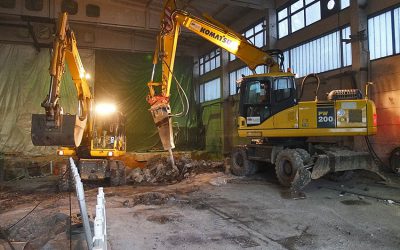 Hallenumbau Spühturm Großdubrau für Alsical Großdubrau